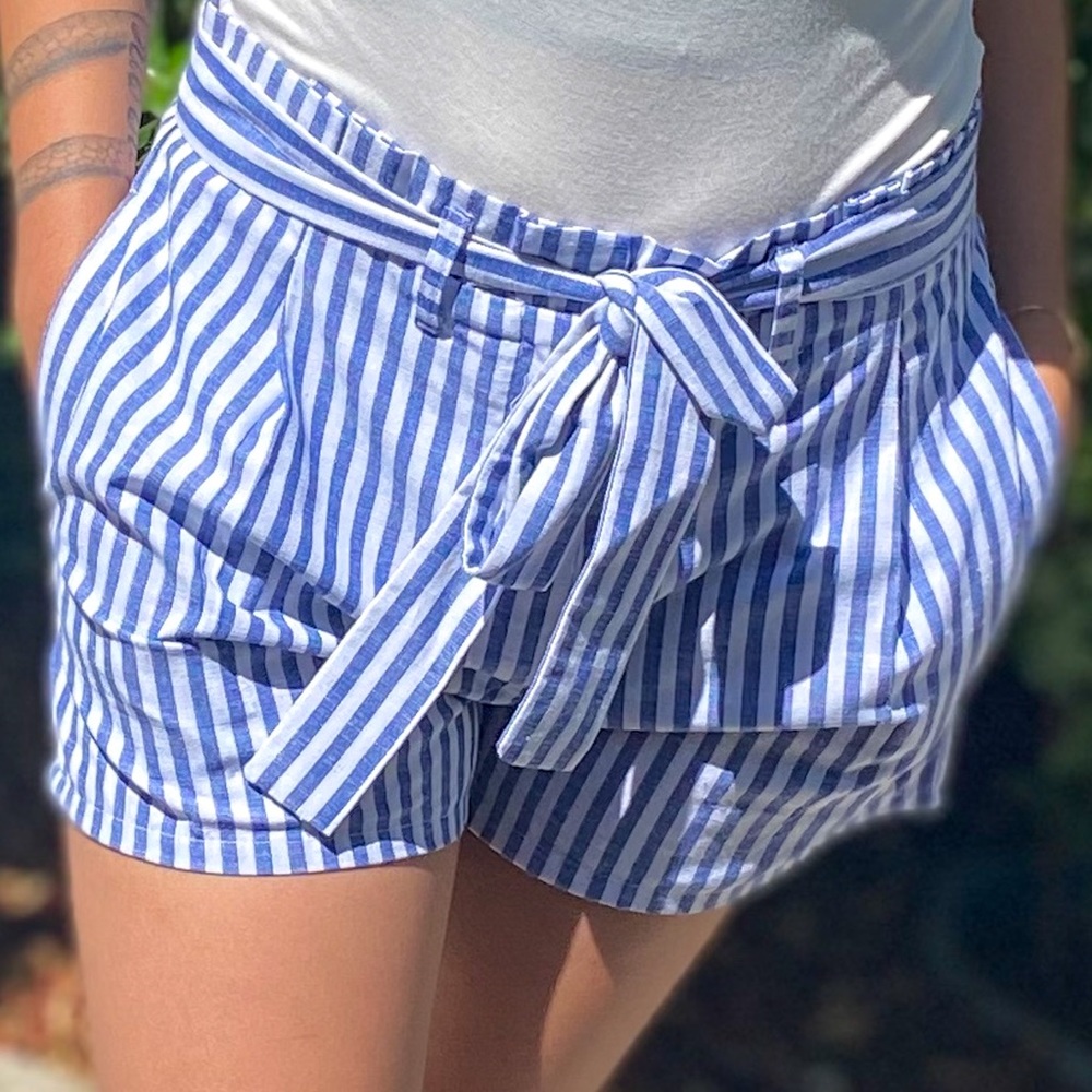 Blue striped Shorts